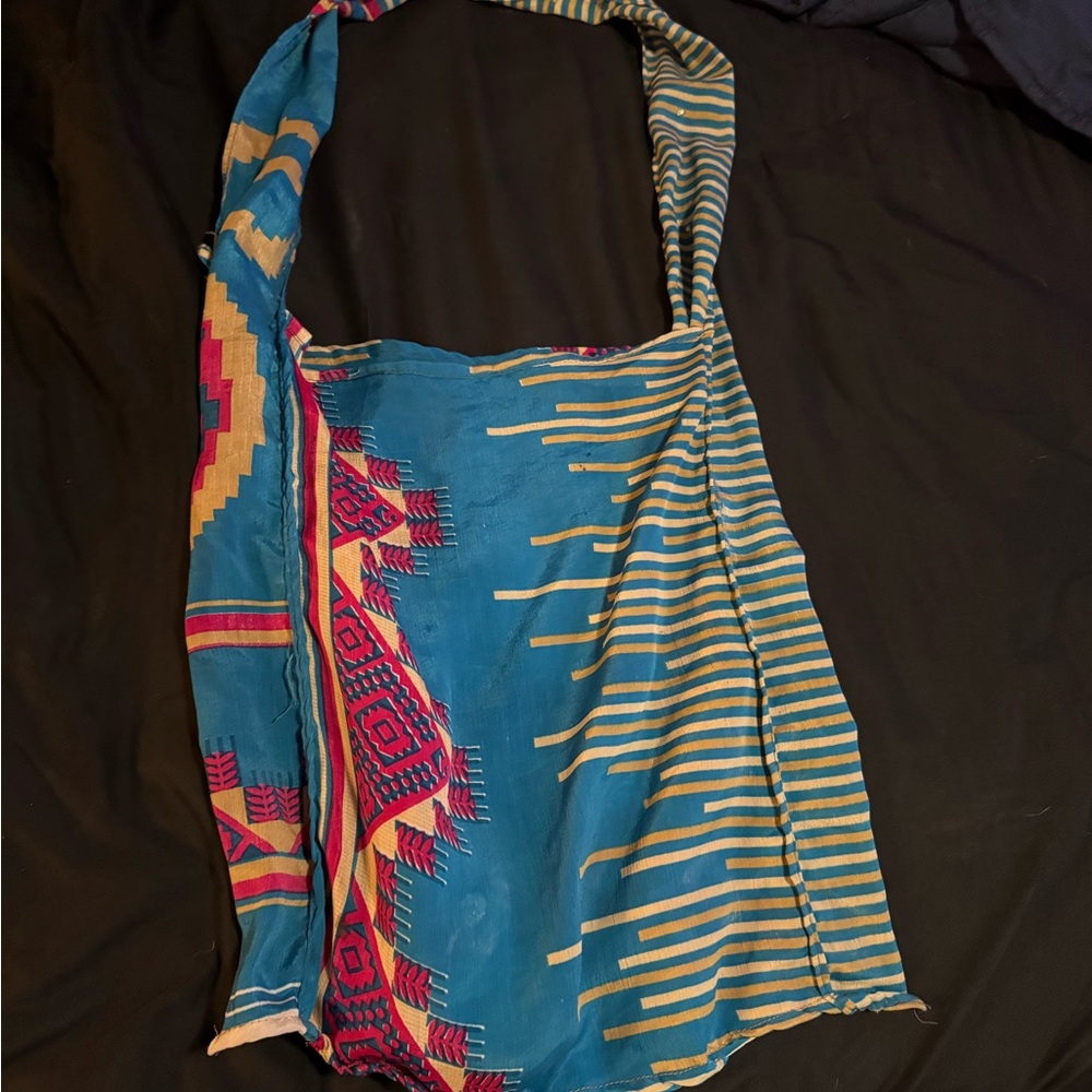 Colorful Patterned Shoulder Bag